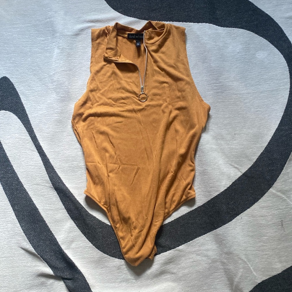 Orange bodysuit